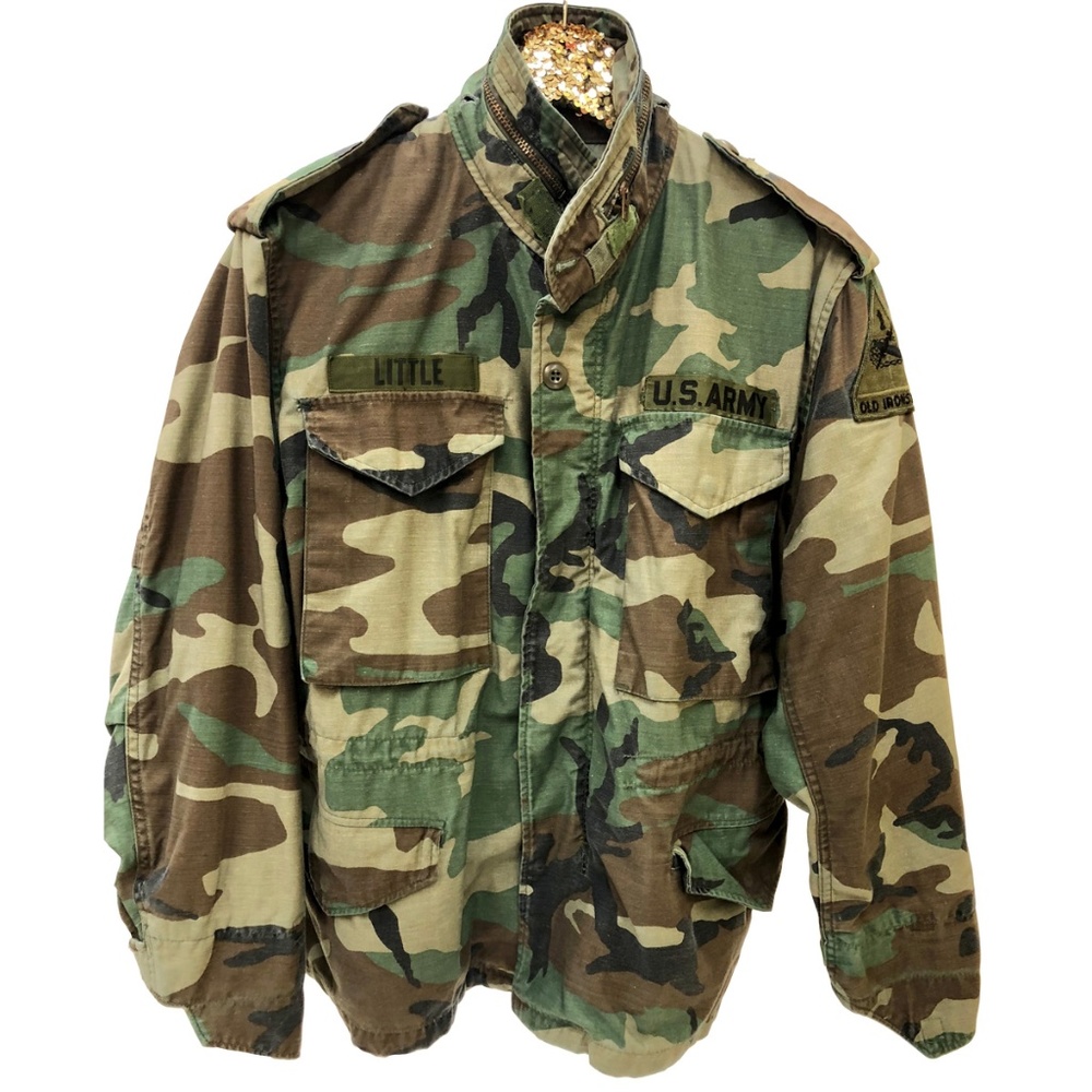 Unisex "Little" Vintage Camo M65 Field Army Jacket